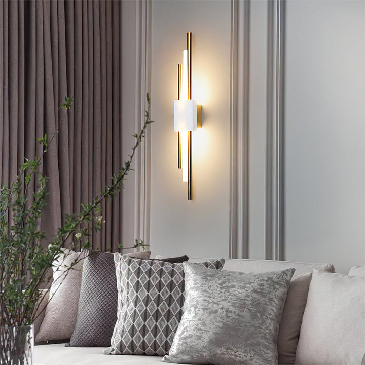 LED Wandleuchten mit Marmordesign | Stilvoll