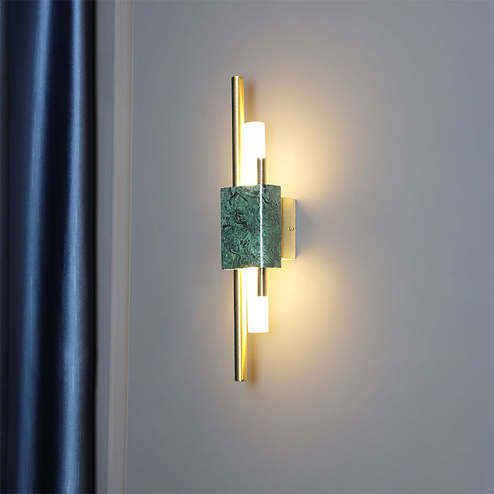 LED Wandleuchten mit Marmordesign | Stilvoll