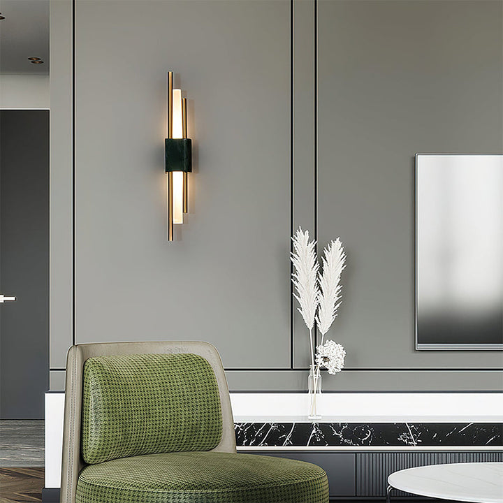 LED Wandleuchten mit Marmordesign | Stilvoll