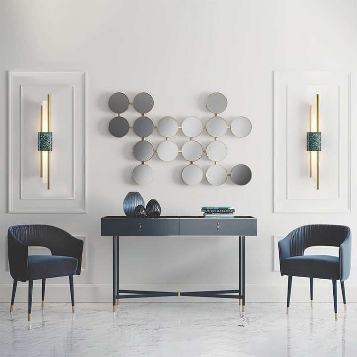 LED Wandleuchten mit Marmordesign | Stilvoll