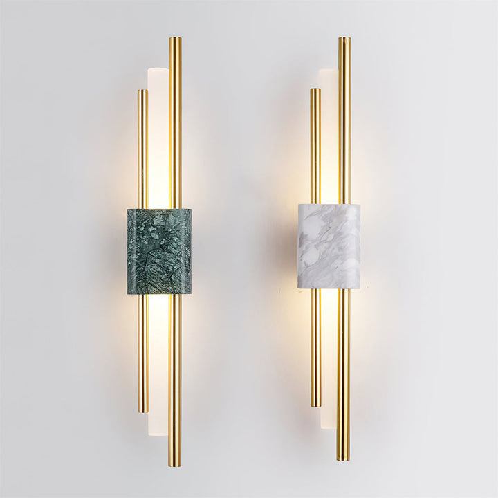 LED Wandleuchten mit Marmordesign | Stilvoll
