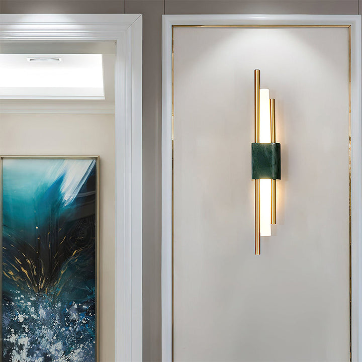 LED Wandleuchten mit Marmordesign | Stilvoll
