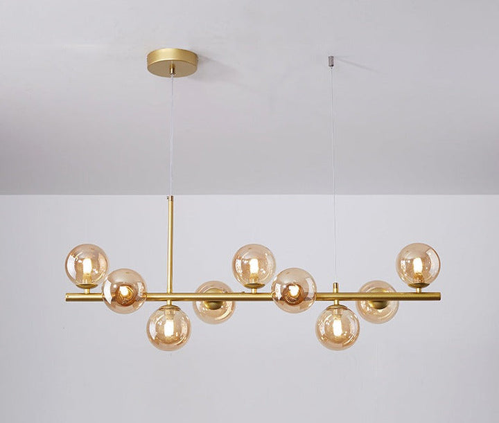 Esstisch Pendelleuchte | Elegantes Design aus Glas & Eisen