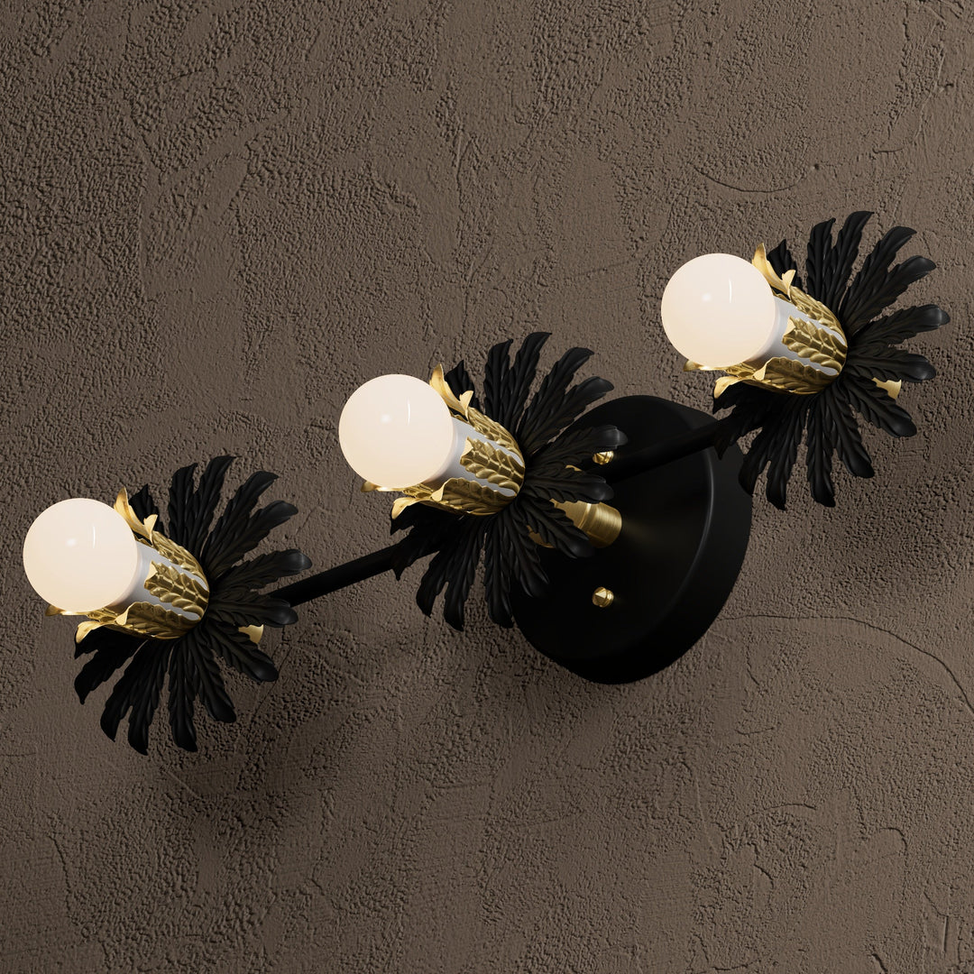 Wandleuchte Dreifach | Mid-Century Stil