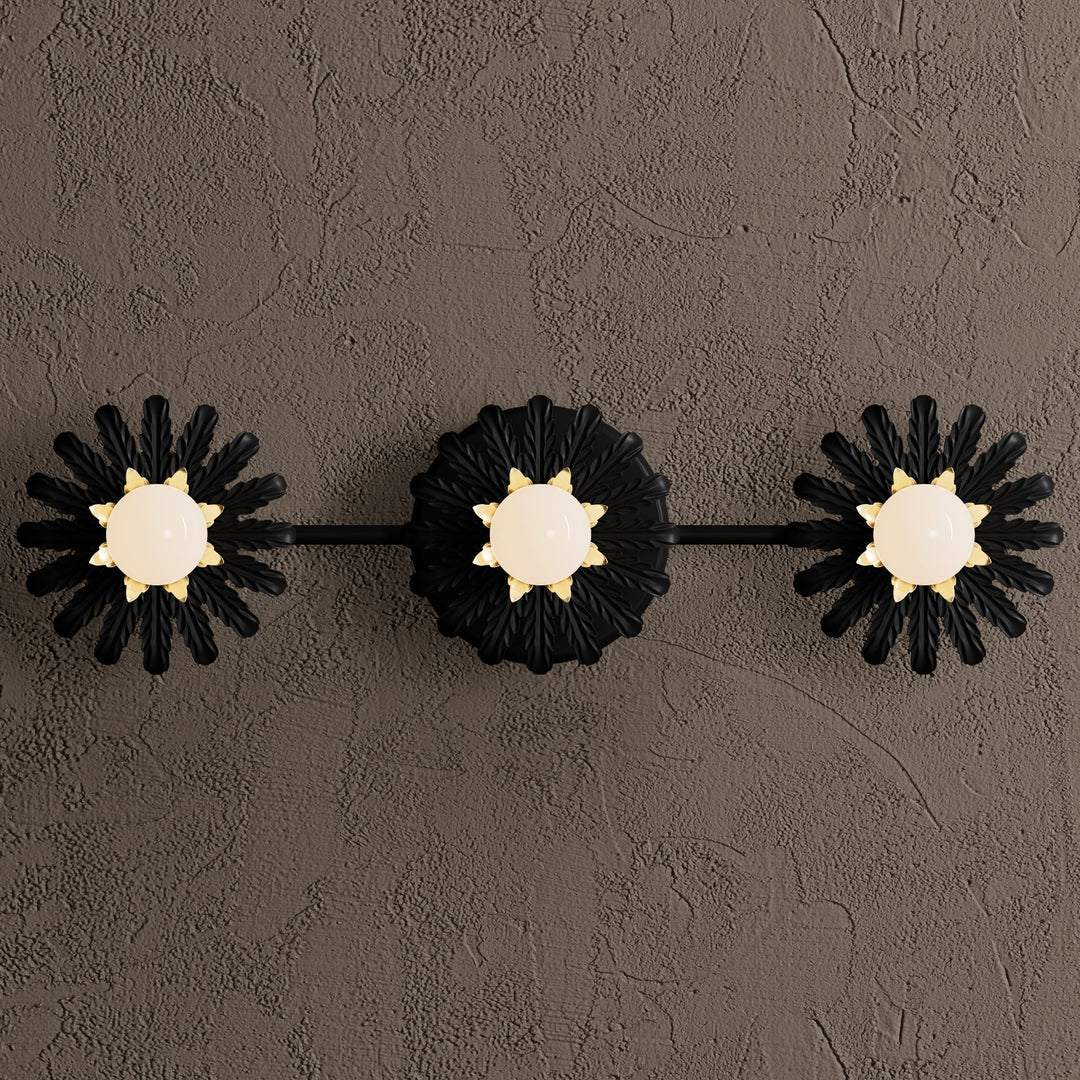 Wandleuchte Dreifach | Mid-Century Stil