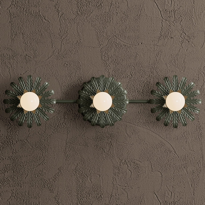 Wandleuchte Dreifach | Mid-Century Stil