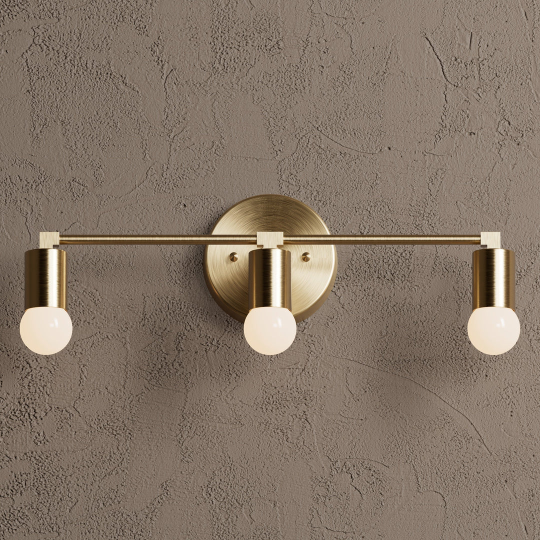 Badezimmer Wandleuchte | Dreifach Beleuchtung