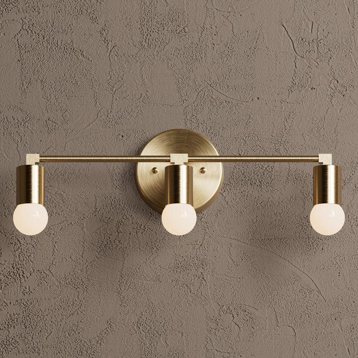 Badezimmer Wandleuchte | Dreifach Beleuchtung