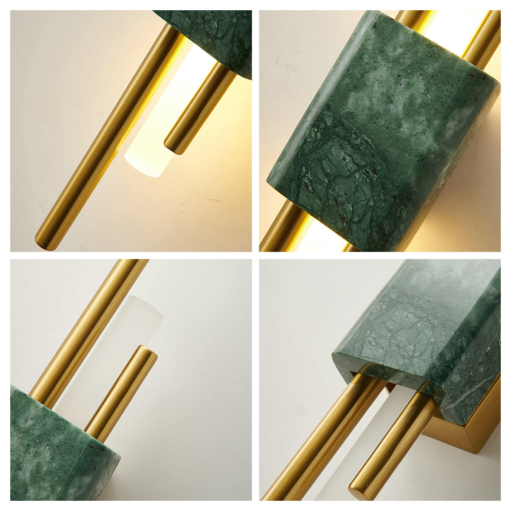 LED Wandleuchten mit Marmordesign | Stilvoll