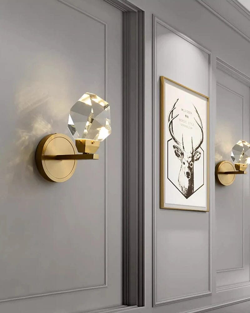 Wandleuchte Design | Kristall Effekt Pendelstil