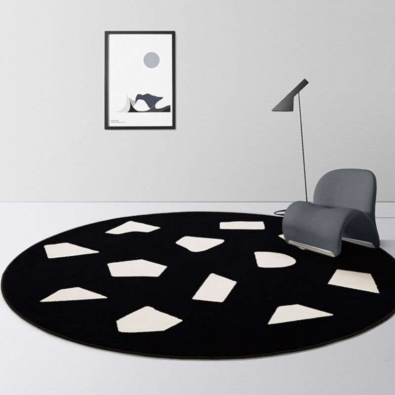Runder Teppich Wohnzimmer | Runder, rutschfester