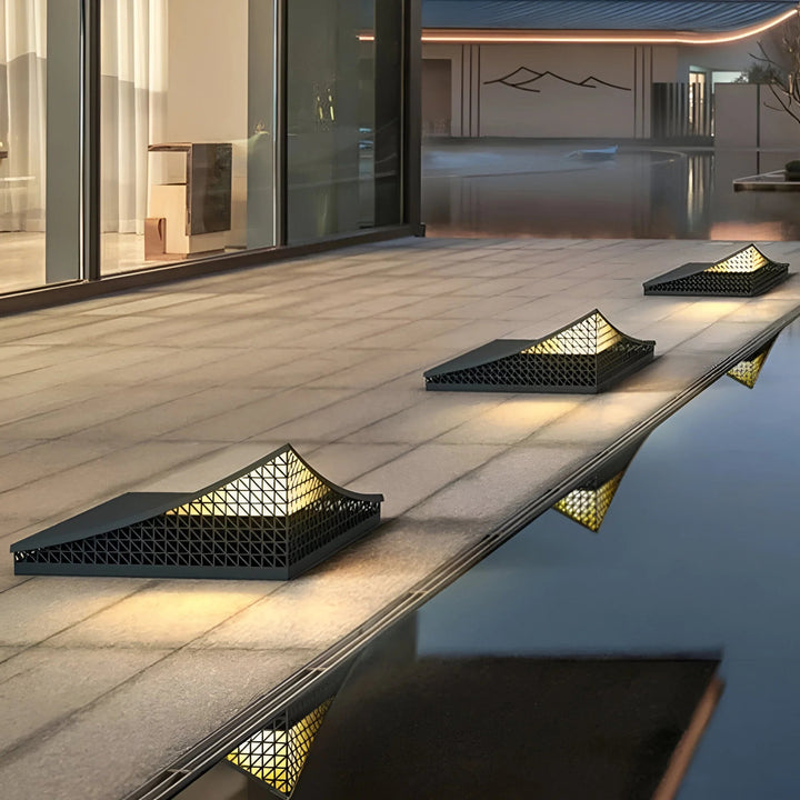 Moderne Solar Rasenlichter | Außenlandschaft Dekor
