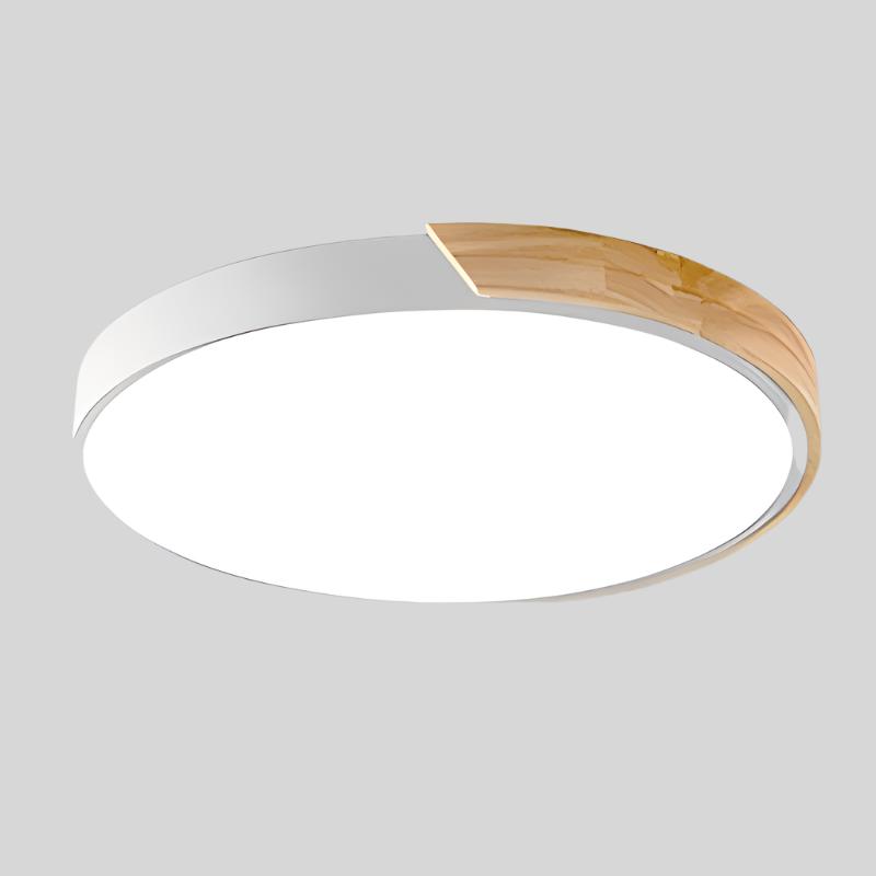 Led Deckenleuchte Wohnzimmer | Holz und Rund
