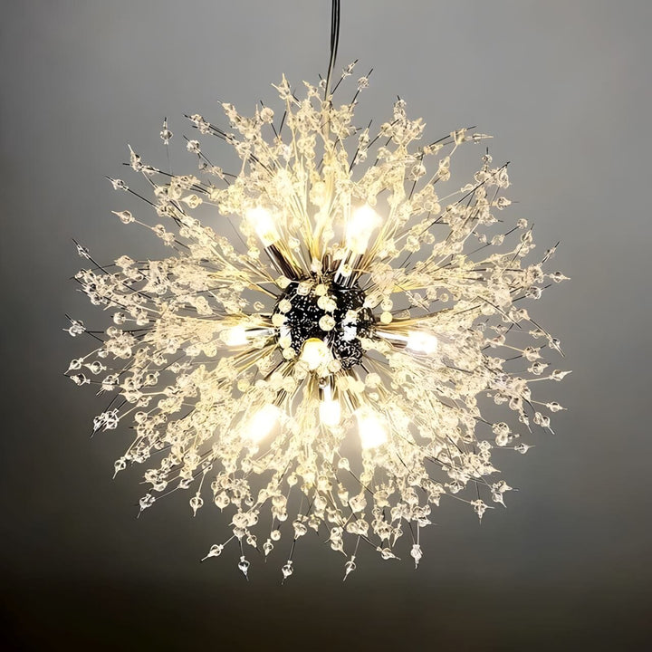 Kristall Hängelampe | Modernes Blüten-Design