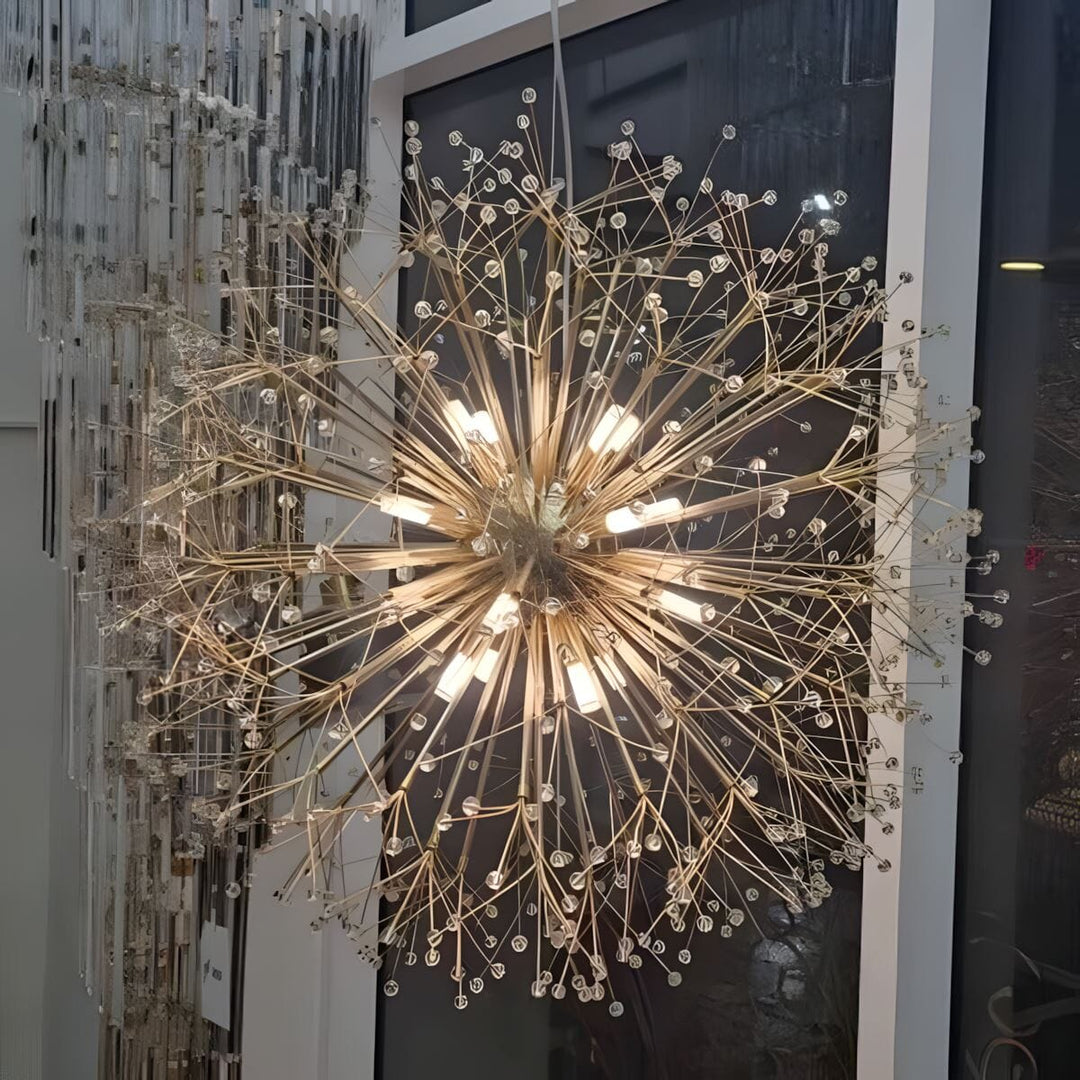Kristall Hängelampe | Modernes Blüten-Design