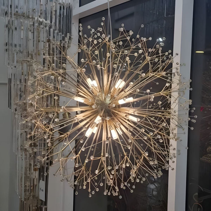 Kristall Hängelampe | Modernes Blüten-Design