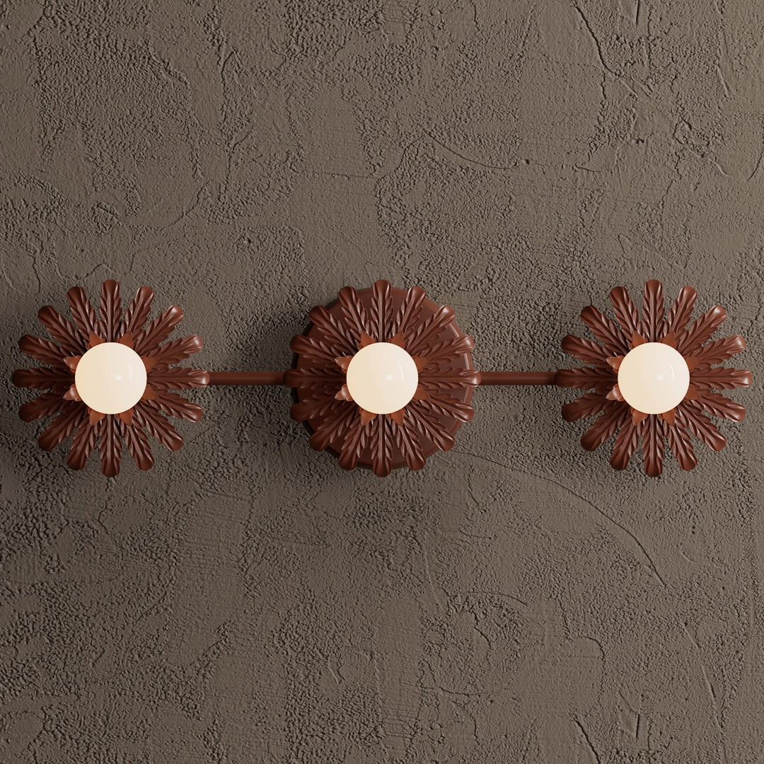 Wandleuchte Dreifach | Mid-Century Stil