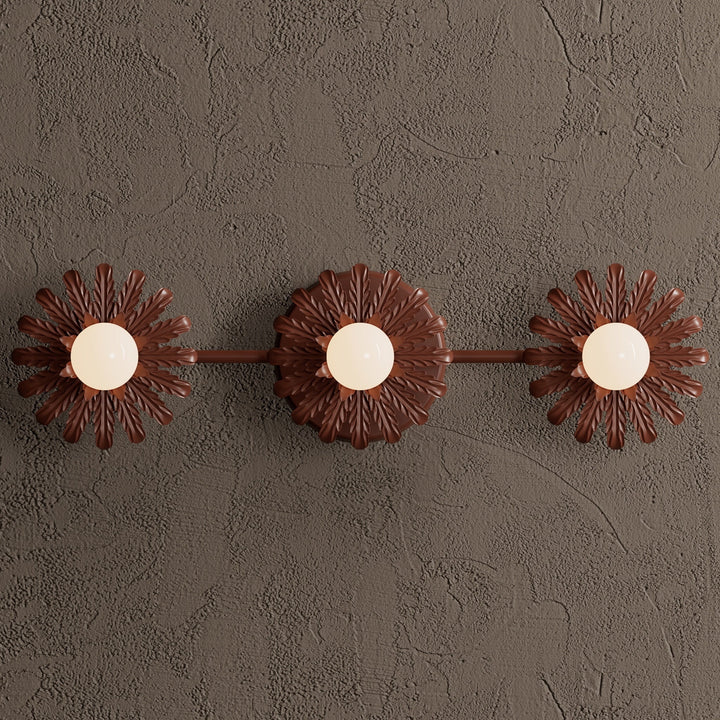 Wandleuchte Dreifach | Mid-Century Stil