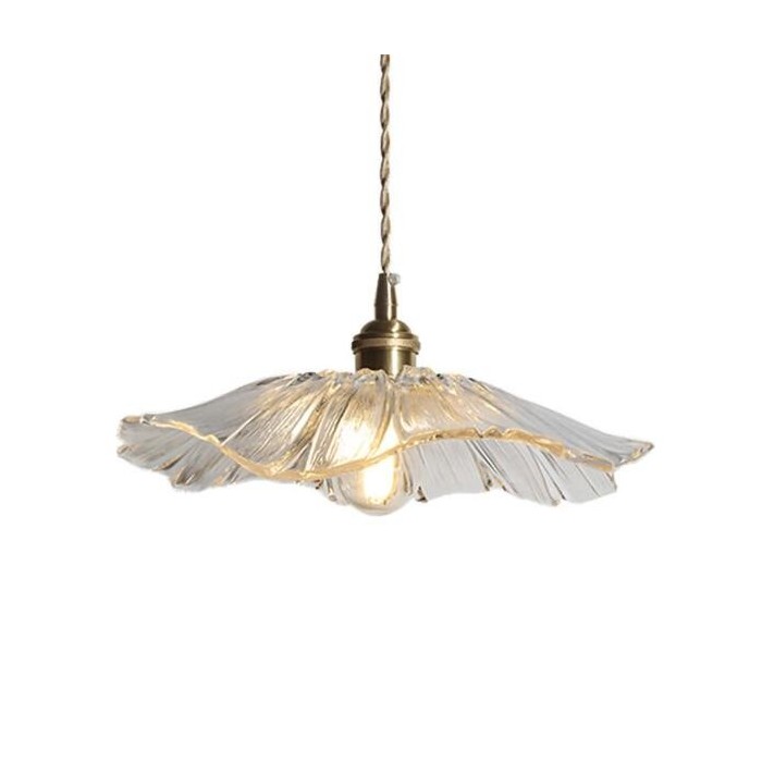 Pendant lamp with flower shade | Decorative design