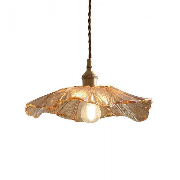 Pendant lamp with flower shade | Decorative design