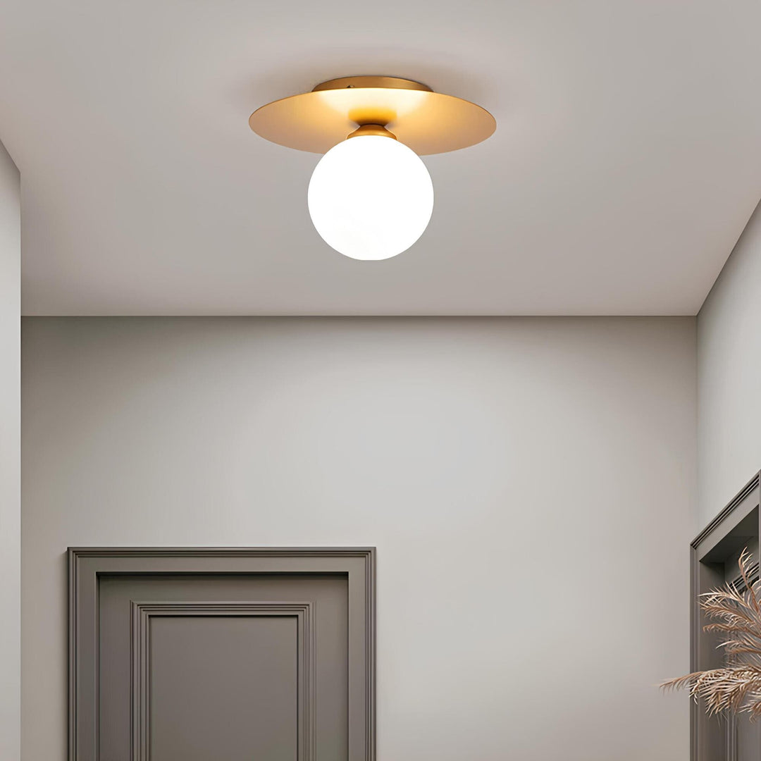 Runde LED Deckenlampe | Stilvolles Kugel-Design