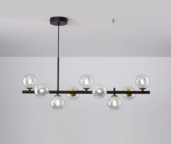 Esstisch Pendelleuchte | Elegantes Design aus Glas & Eisen