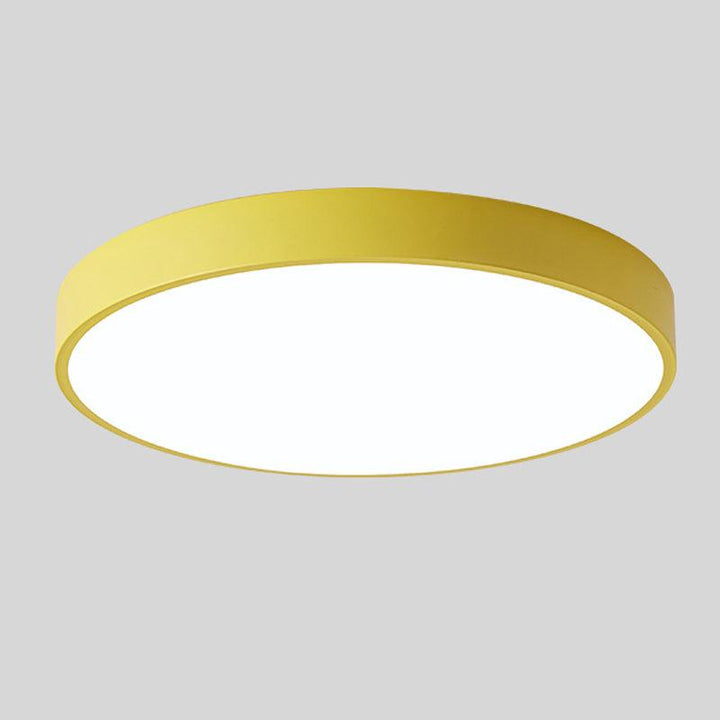 Led Deckenleuchte Wohnzimmer | Holz und Rund