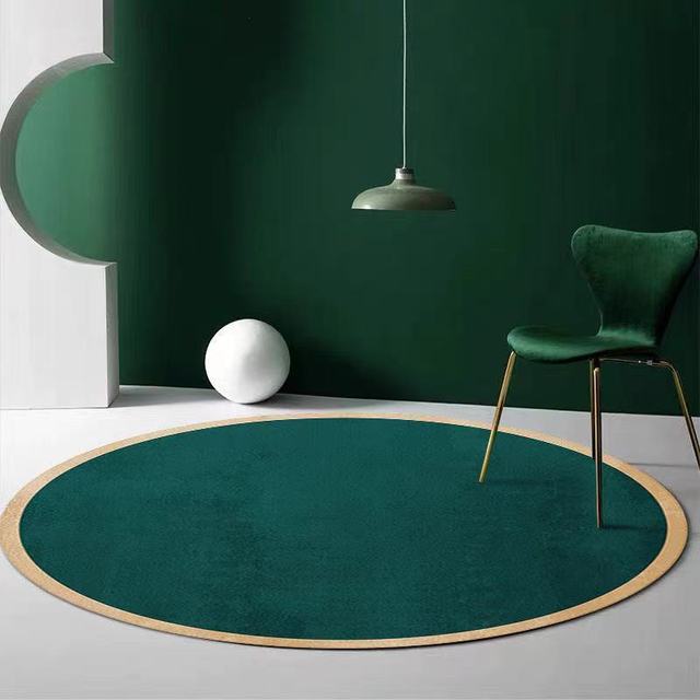 Runder Teppich Wohnzimmer | Runder, rutschfester