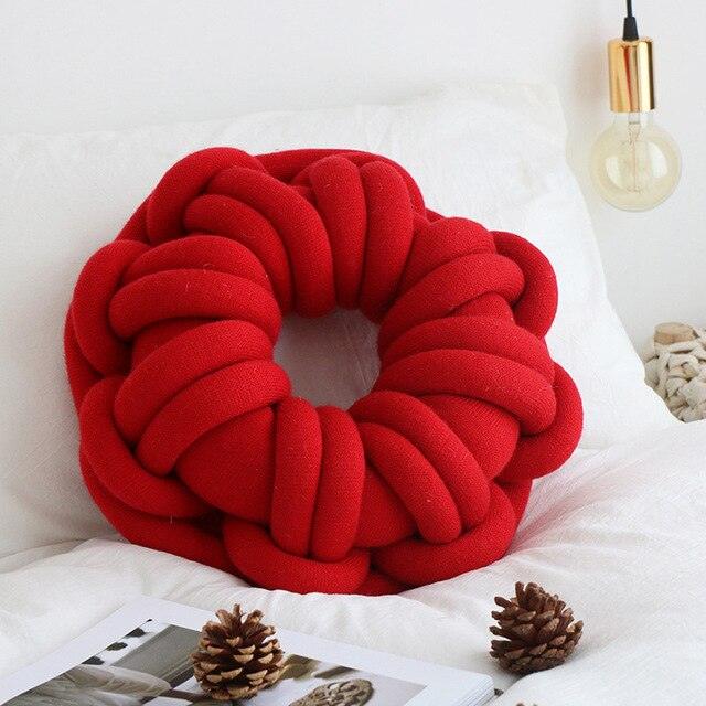 Rundes Kissen im Donut-Stil | Vielseitig für Wohnzimmer & Schlafzimmer