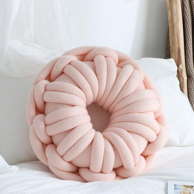 Rundes Kissen im Donut-Stil | Vielseitig für Wohnzimmer & Schlafzimmer
