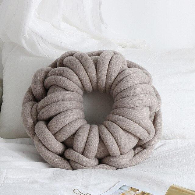 Rundes Kissen im Donut-Stil | Vielseitig für Wohnzimmer & Schlafzimmer