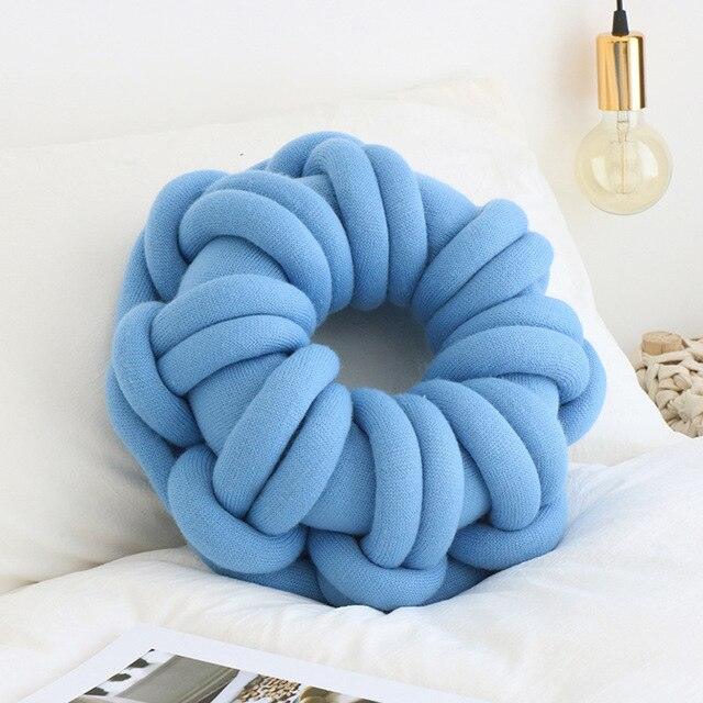Rundes Kissen im Donut-Stil | Vielseitig für Wohnzimmer & Schlafzimmer