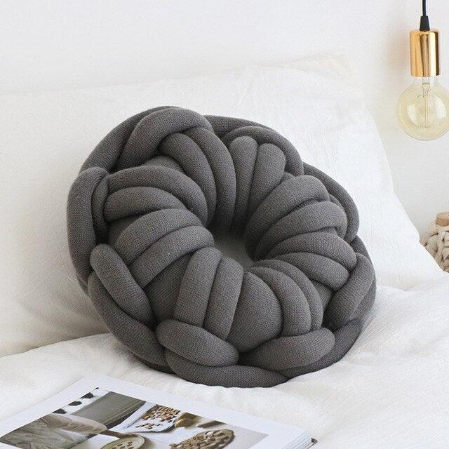 Rundes Kissen im Donut-Stil | Vielseitig für Wohnzimmer & Schlafzimmer