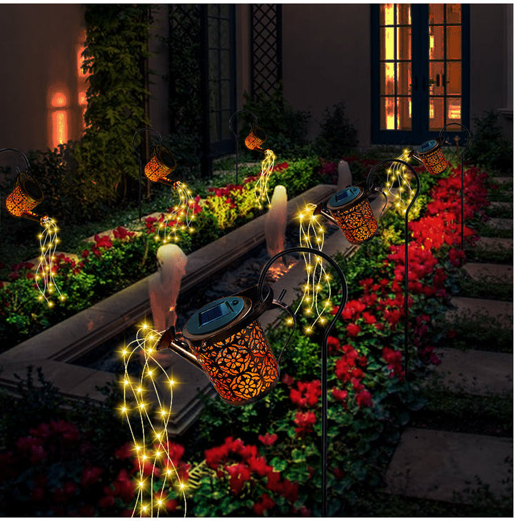 Solar Licht für den Garten | Tropfender Regen Effekt