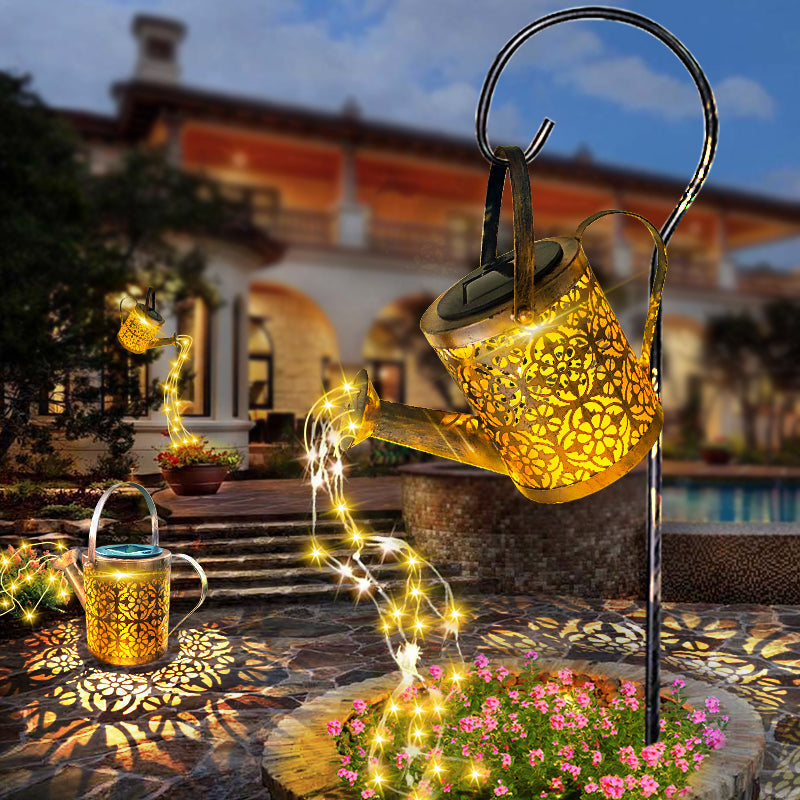 Solar Licht für den Garten | Tropfender Regen Effekt