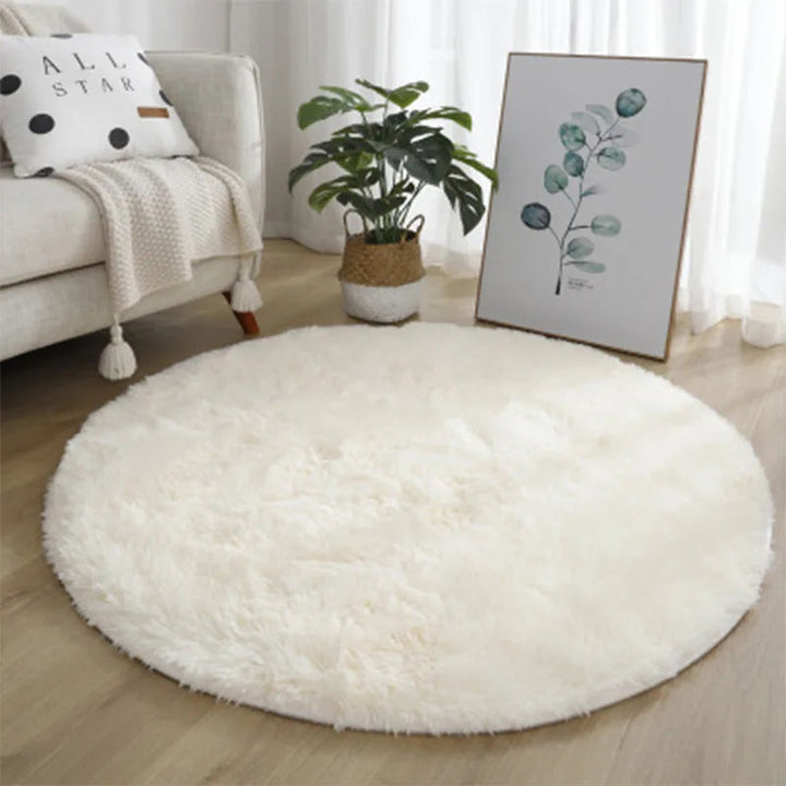 Flauschiger Teppich Wohnzimmer | Superweich und plüschig