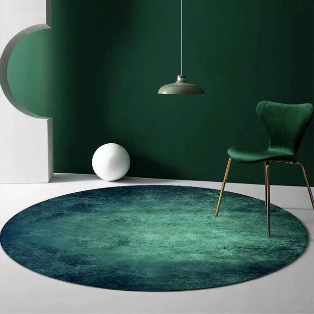 Runder Teppich Wohnzimmer | Runder, rutschfester