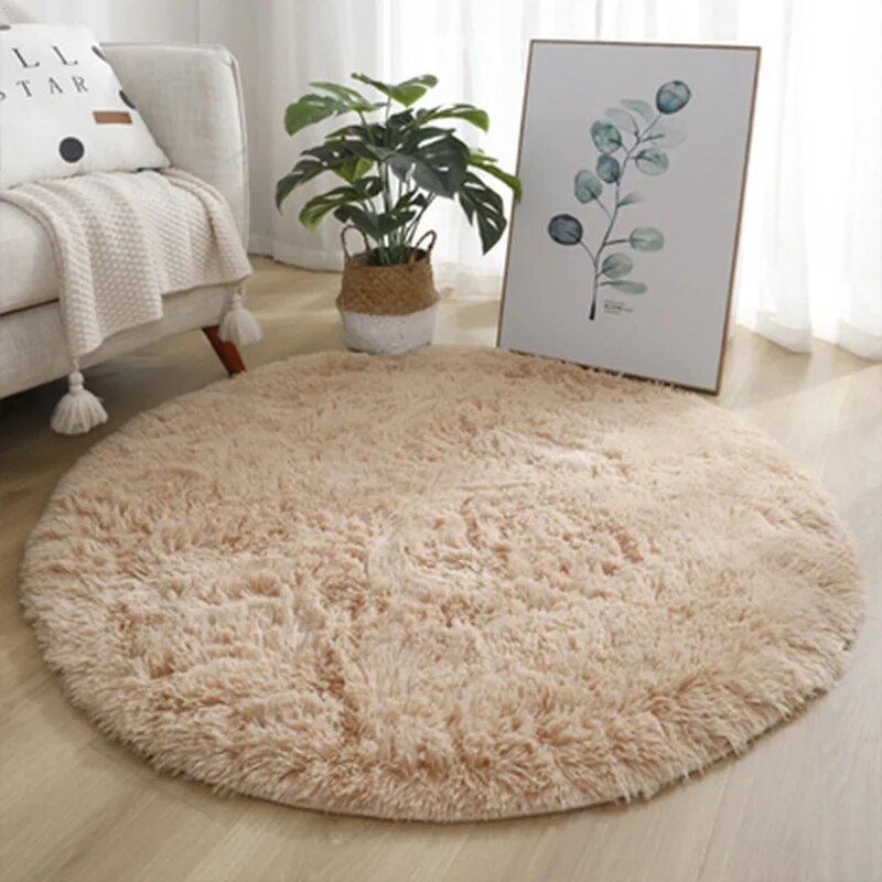 Flauschiger Teppich Wohnzimmer | Superweich und plüschig