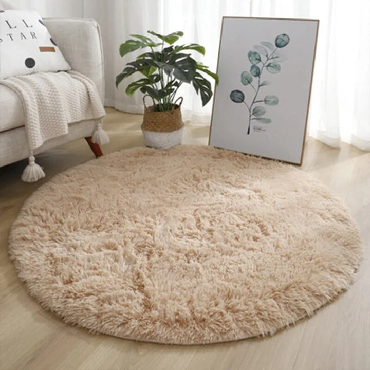Flauschiger Teppich Wohnzimmer | Superweich und plüschig